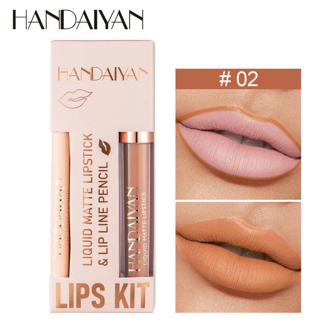 Kit Handaiyan – Labial Mate y Contorno Labial