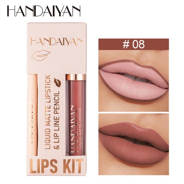 Kit Handaiyan – Labial Mate y Contorno Labial