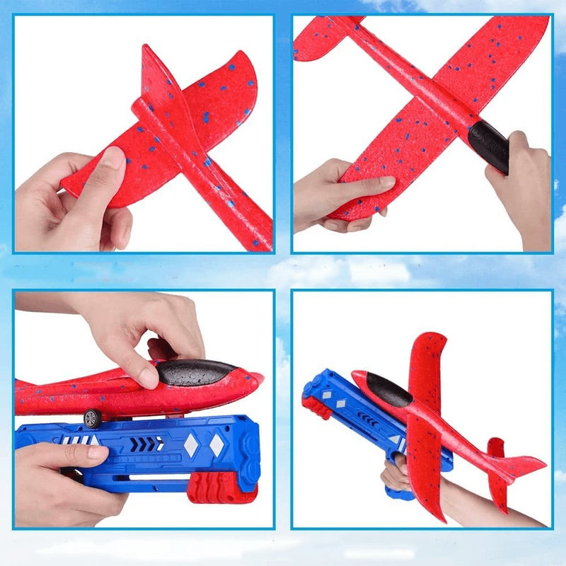 Lanzador de aviones FlyToy - Diversishopp